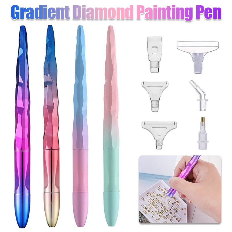 Resin Art Canvas - Ensemble de stylos de peinture diamantée