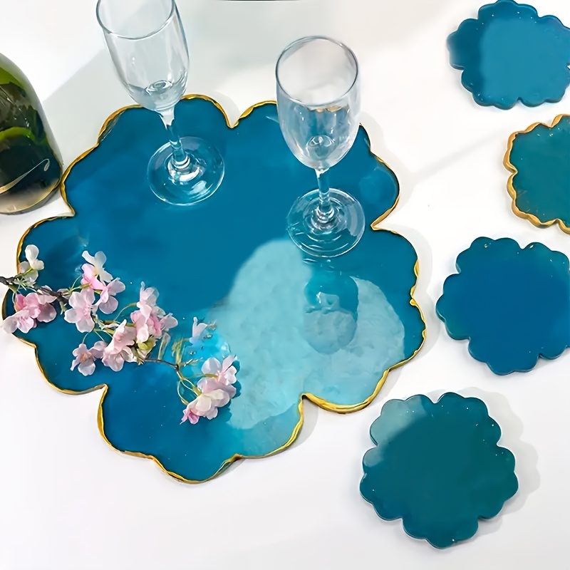 Resin Art Mould - Lot de 5 moules en silicone