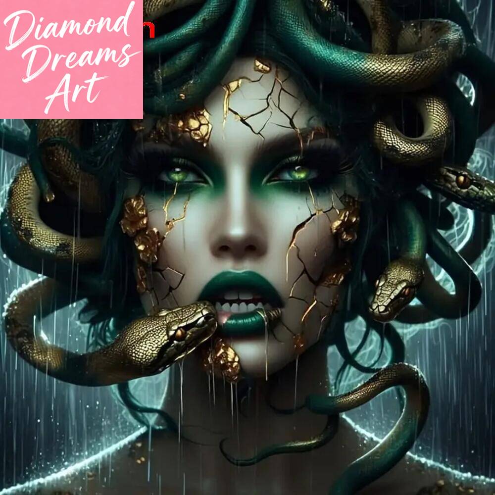 Resin Art Work - Peinture diamantée sans cadre, mosaïque de