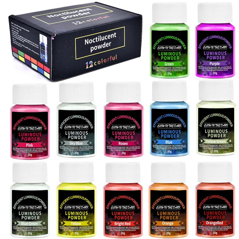 Glitter Powder Resin - Kits de pigments en poudre lumineuse