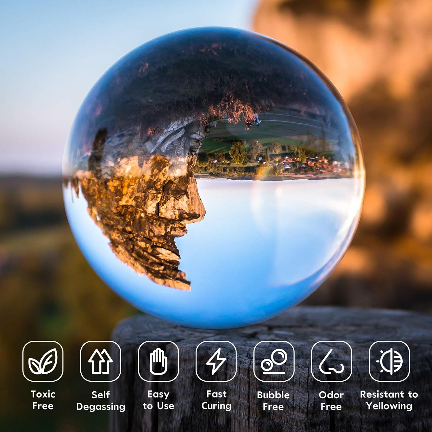 Résine UV Transparente, Dure,  - Resin Art Liquid avis et prix