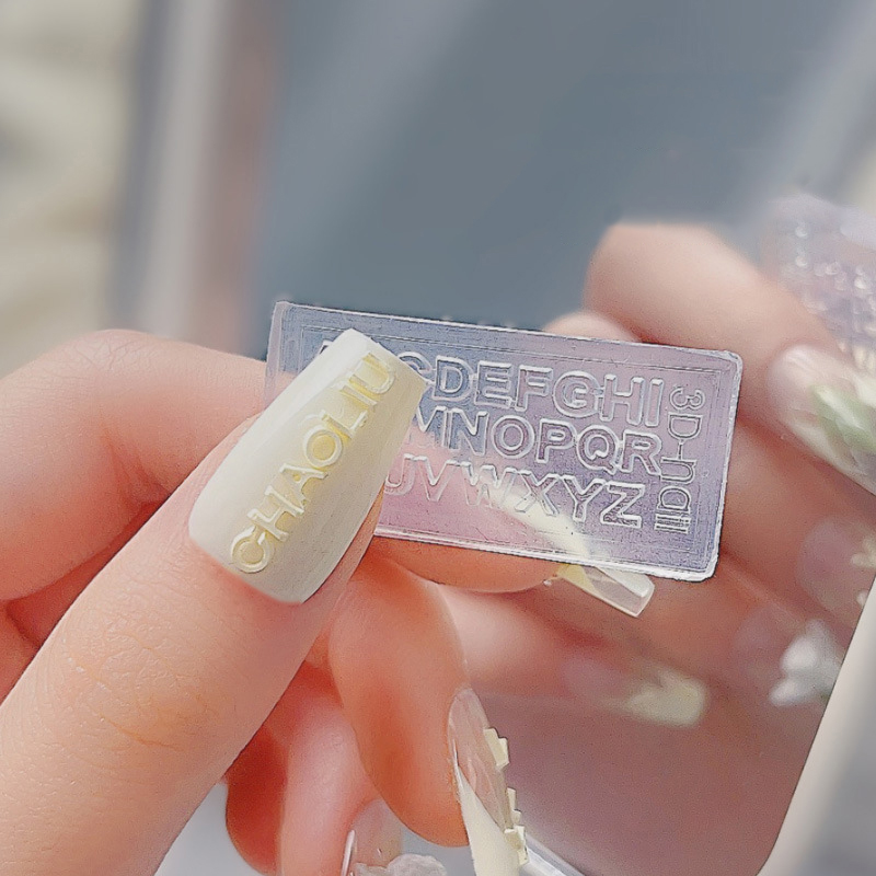 Lettres A-Z Nail Art Silicone  - Resin Art Zone avis et prix