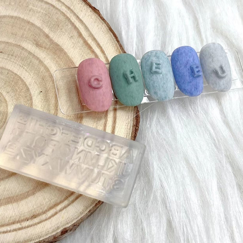 Lettres A-Z Nail Art Silicone  - Resin Art Zone avis et prix