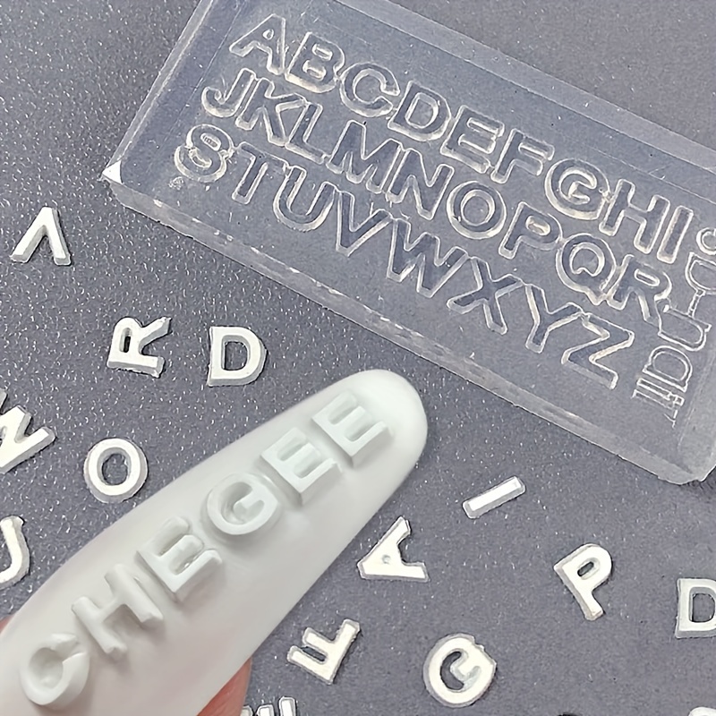 Moule en silicone 3D pour lett - Resin Art Zone avis et prix