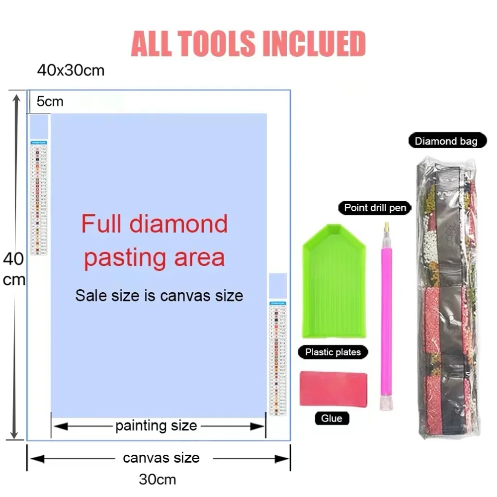 1 kit de peinture diamant 5D s - Resin Art Bali avis et prix