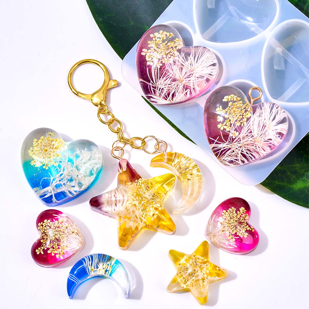 Moule en silicone Cœur Étoile  - Resin Art Liquid avis et prix