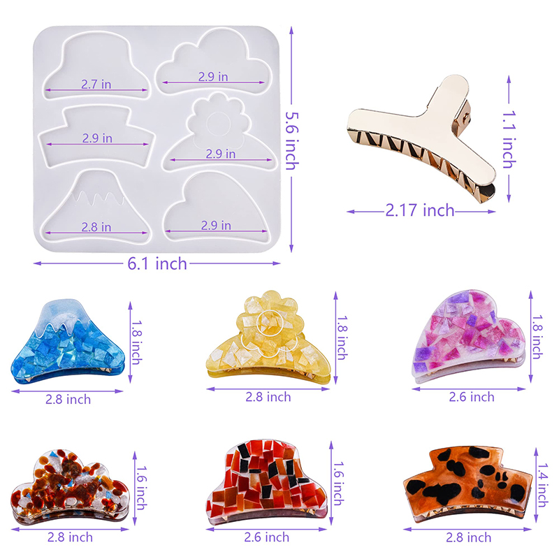 Pinces à cheveux en résine de  - Resin Art Liquid avis et prix