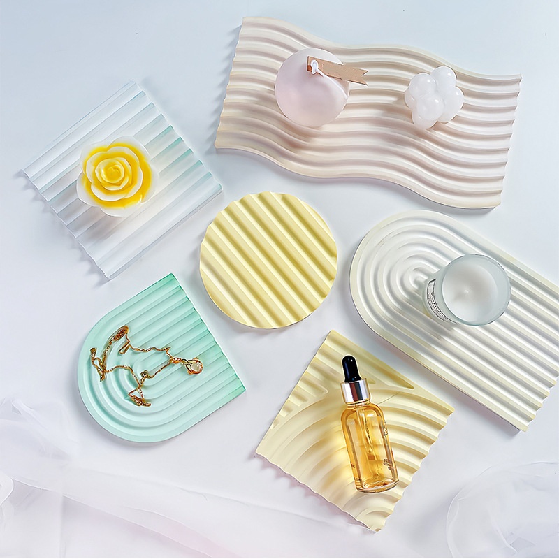 Moule de plateau ondulé rayé p - Resin Art Liquid avis et prix