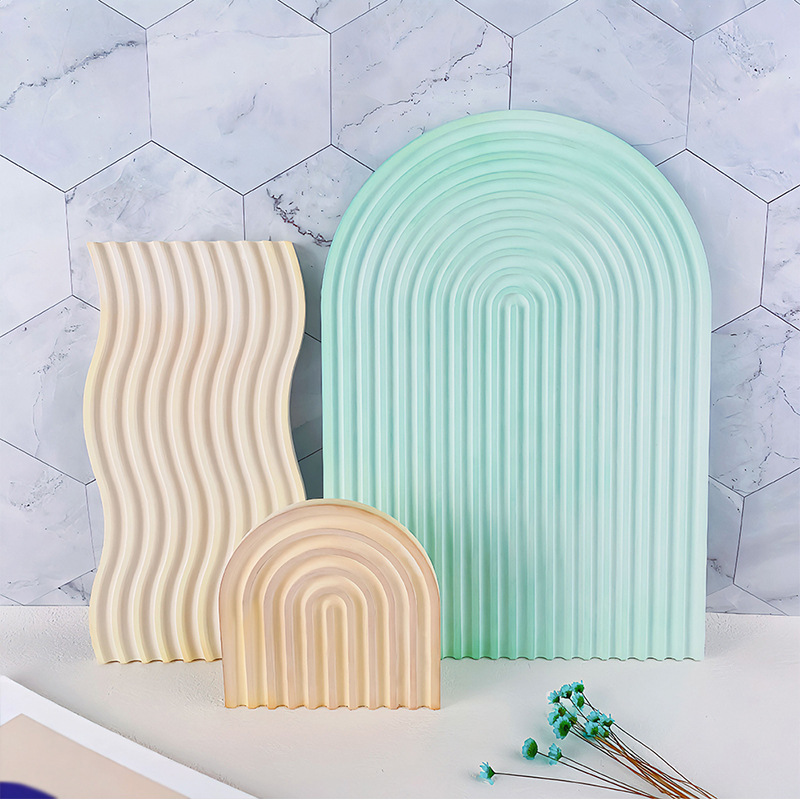 Moule de plateau ondulé rayé p - Resin Art Liquid avis et prix