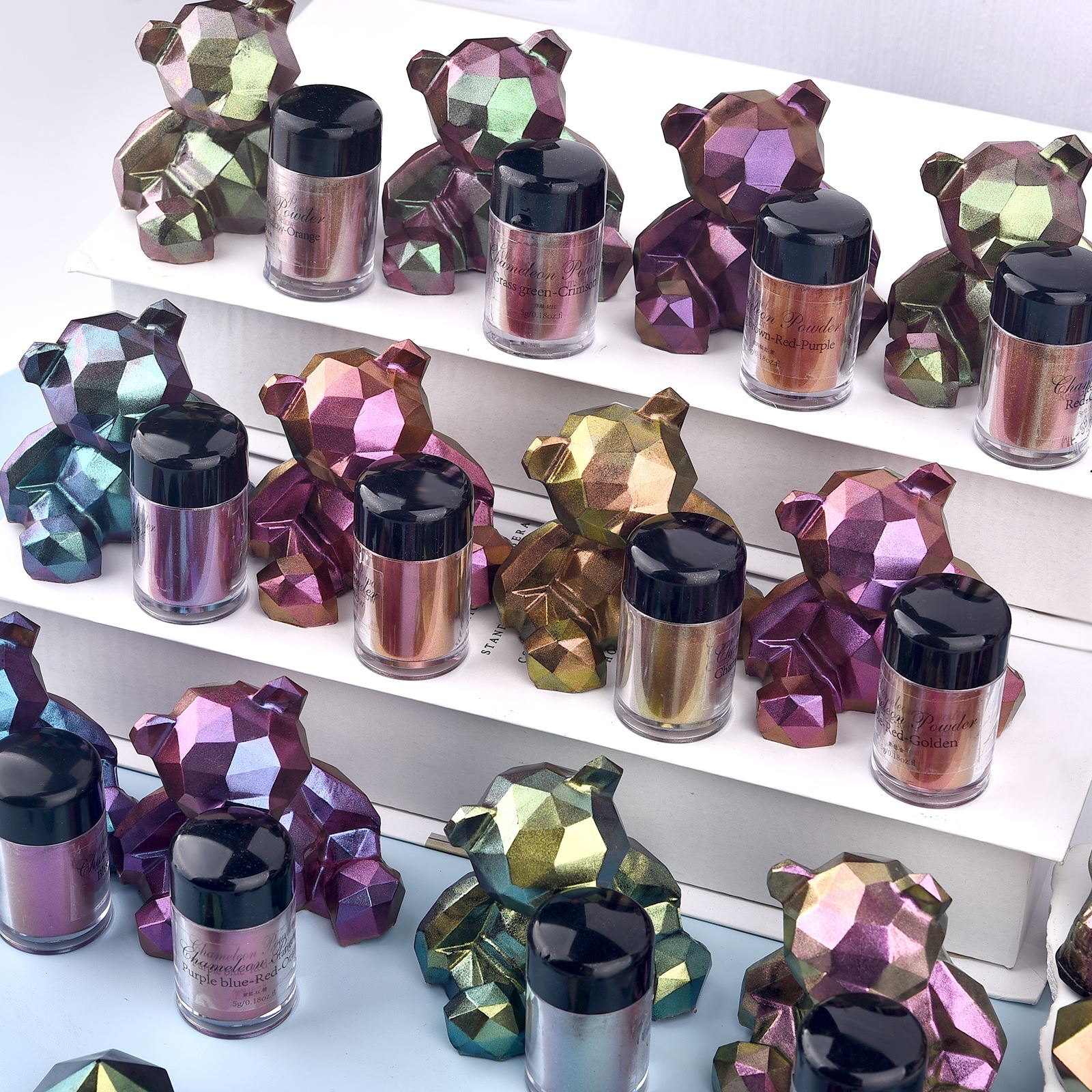 Pigment de résine caméléon mir - Glitter Powder Resin avis et prix