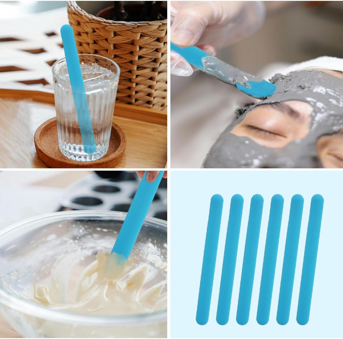 4 bâtonnets mélangeurs en sili - Glitter Powder Resin avis et prix