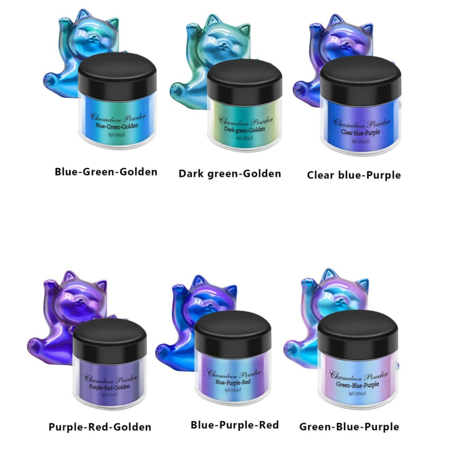 Poudre de miroir magique camél - Glitter Powder Resin avis et prix